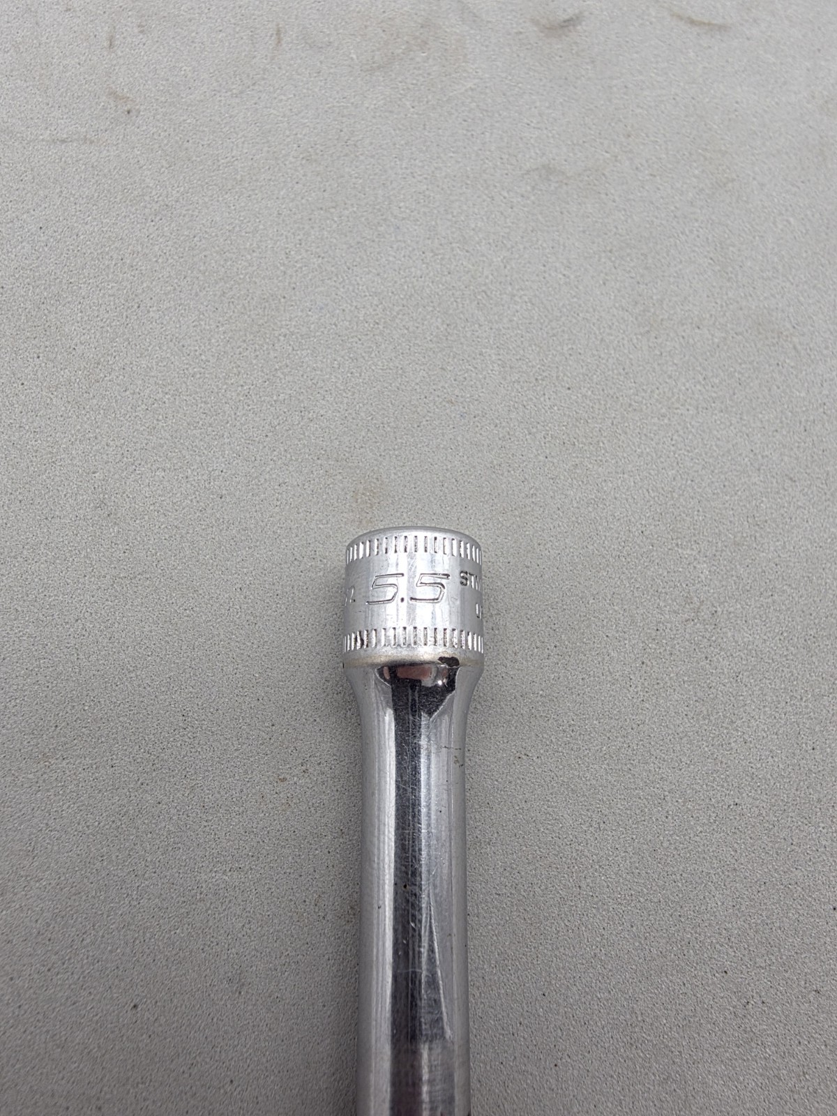 Snap On Tools 1/4″ Drive 5.5MM STMM5.5 6PT Metric Deep Chrome Socket USA