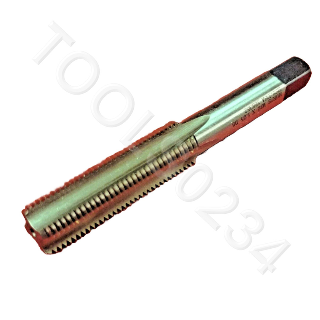 M12 X 1.25 12MM Bottom Hand Tap Morse MT3838122 RH HSS USA D5 Metric 4 Flute