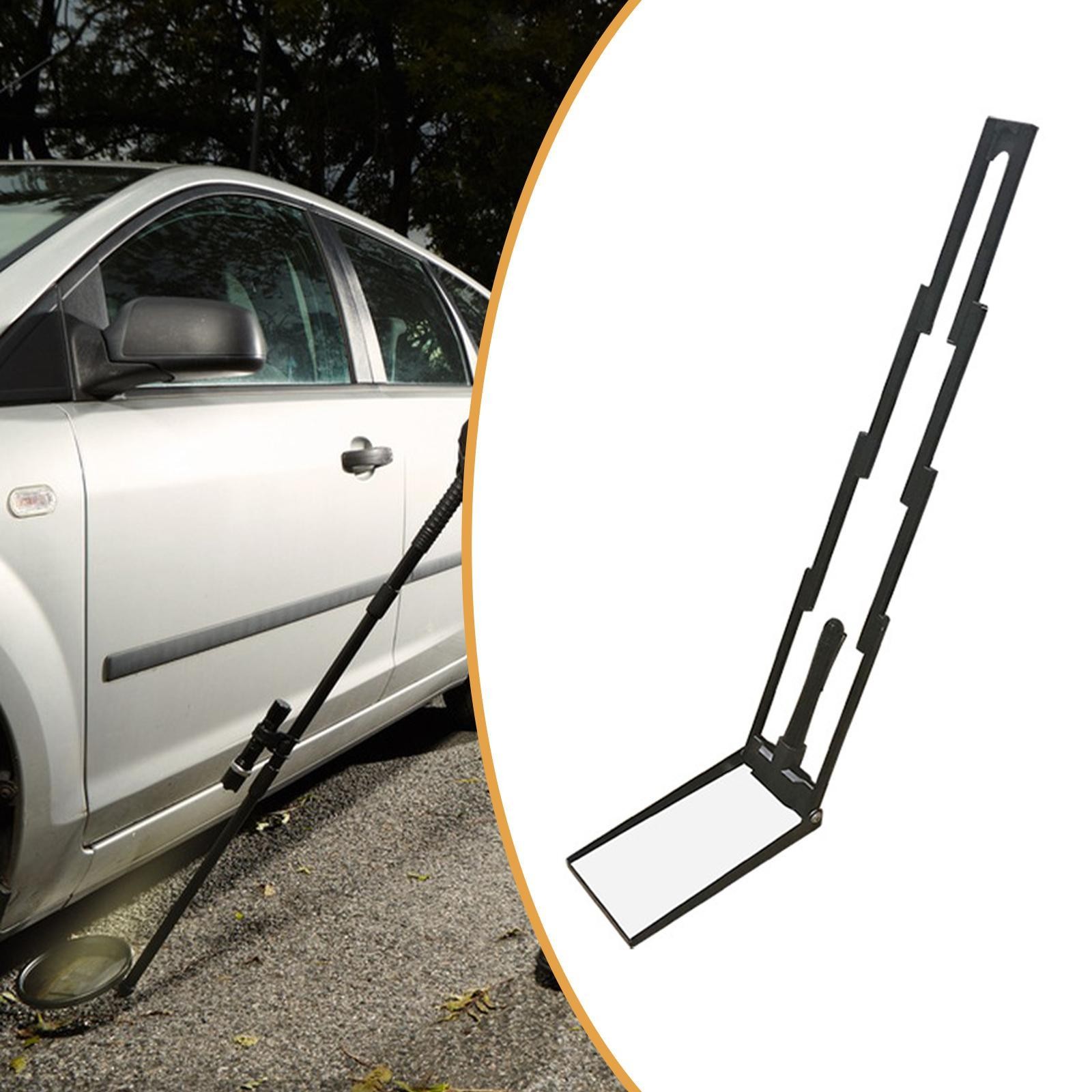 Under Vehicle Inspection Mirror Under Car Mirror Folding Portable Built in LED
