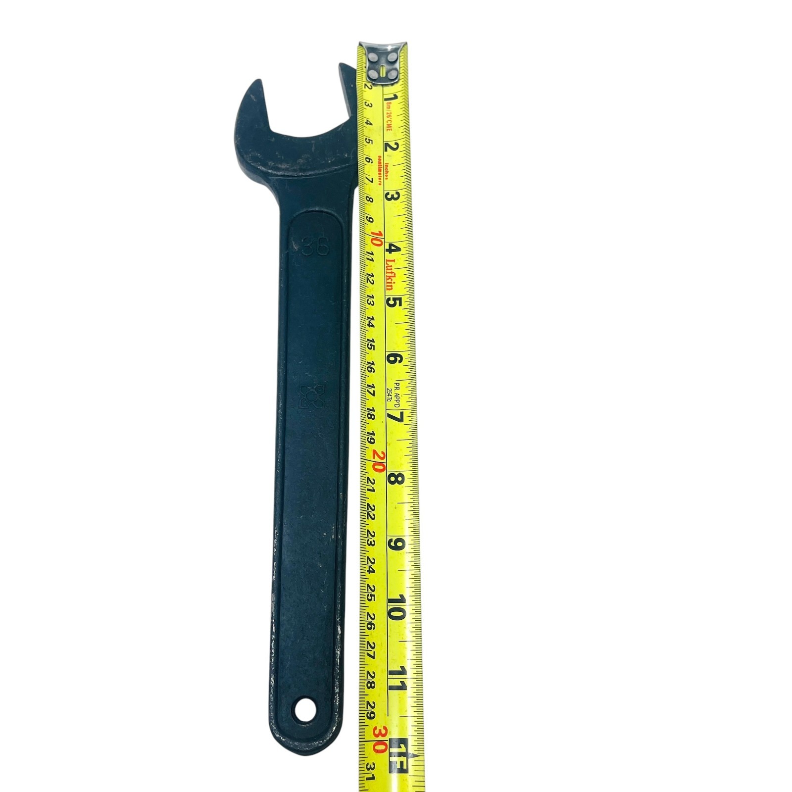 36mm Heavy Duty Single Open End Wrench Black Oxide Industrial Service Tool