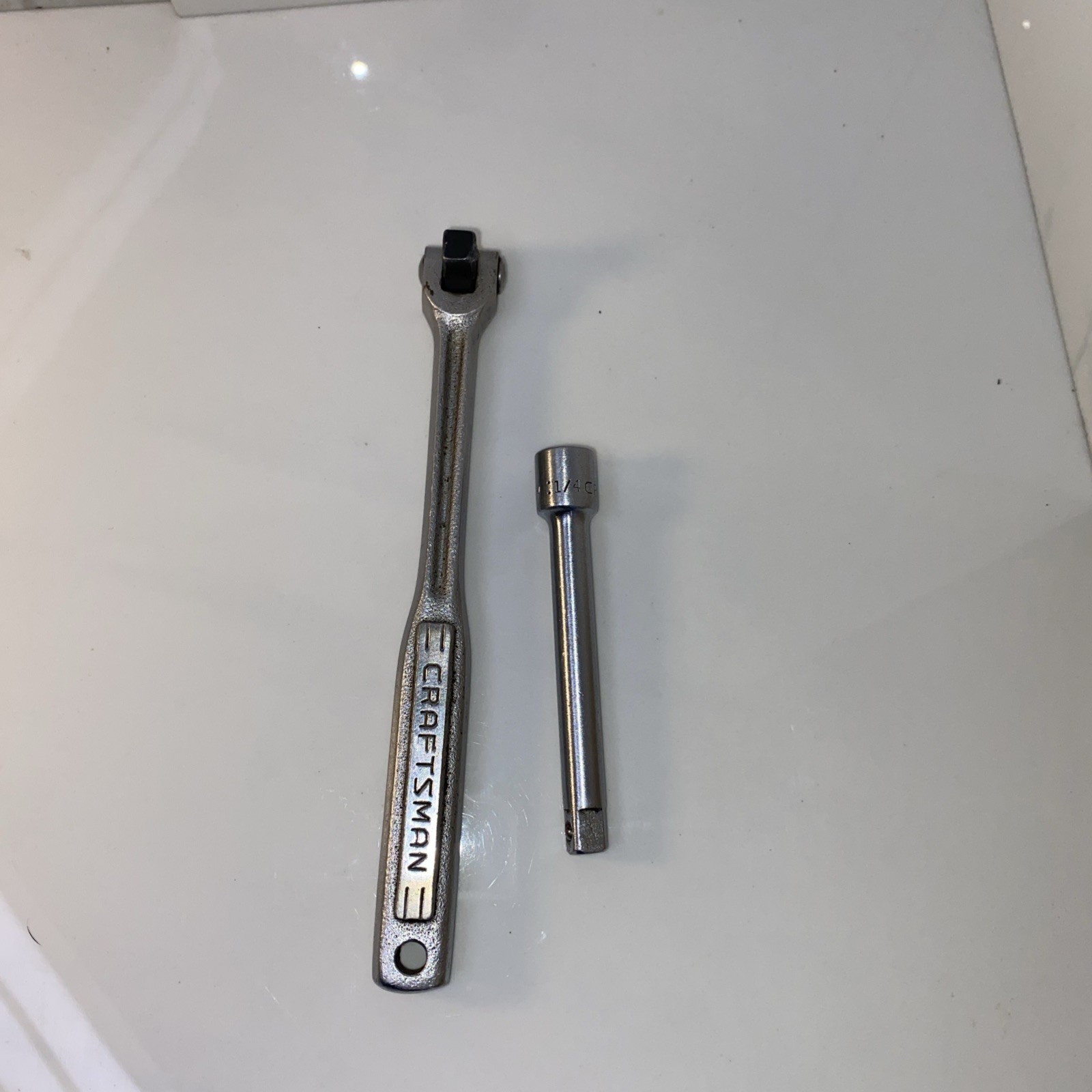 1/4in Drive 6 In Long Craftman Breaker Bar W/ 3in Extension