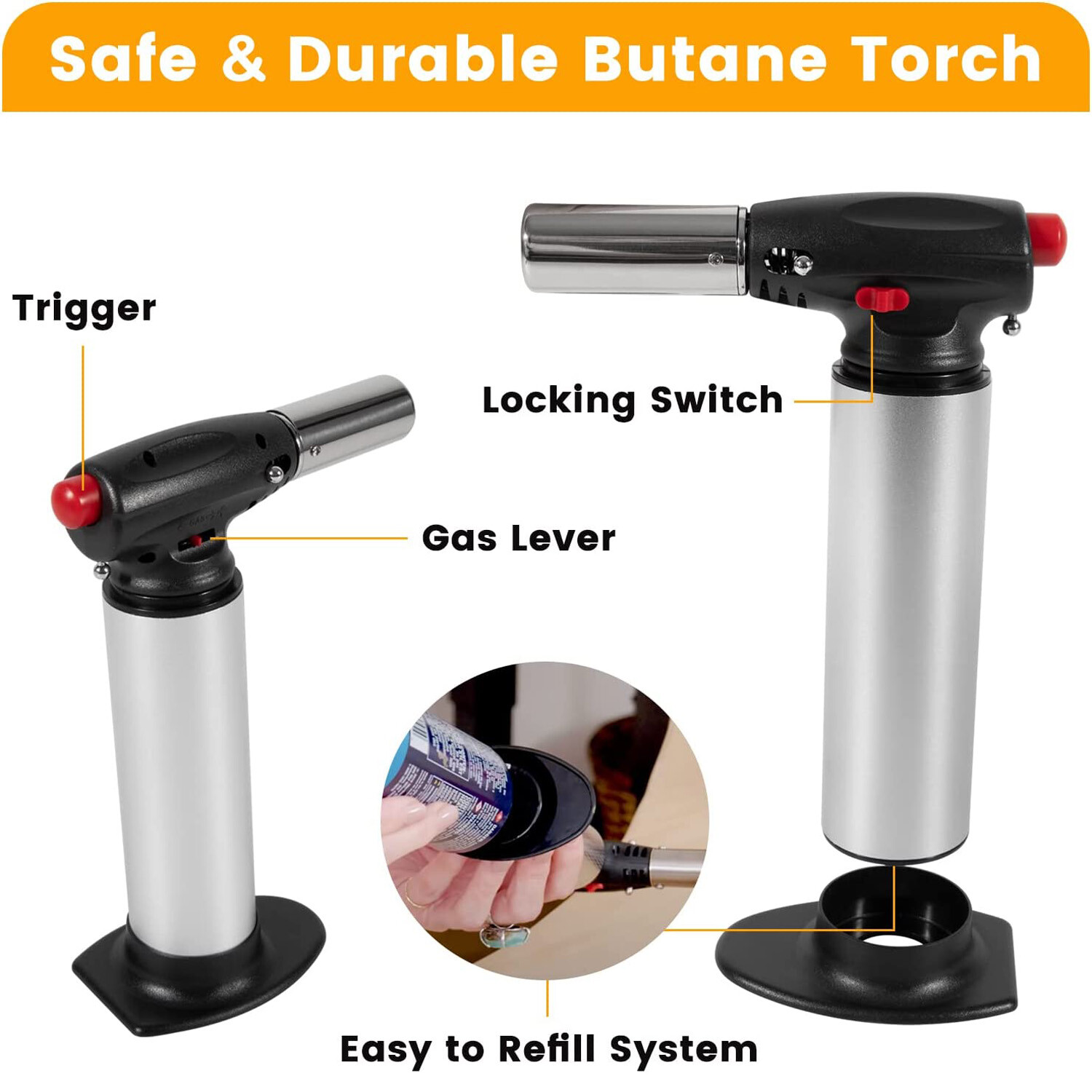 Jewelry Soldering Kit w/ Butane Torch,Third Hand,Tripod for Beginner Silversmith