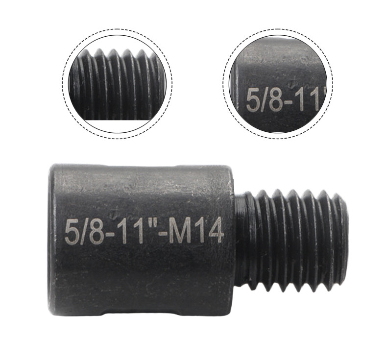 Thread Adapter Conversion Set M10 to For M14 4pcs for Angle Grinder Drill Bits