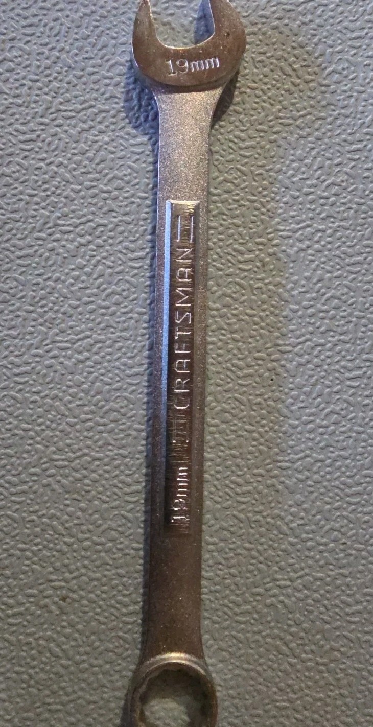 19mm Metric Craftsman Combination Wrench 12 Point Forged 42921