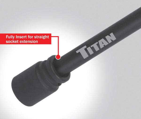 Titan 49036 6pc 1/4″ Hex Drive Impact Wobble Socket Adapter Set