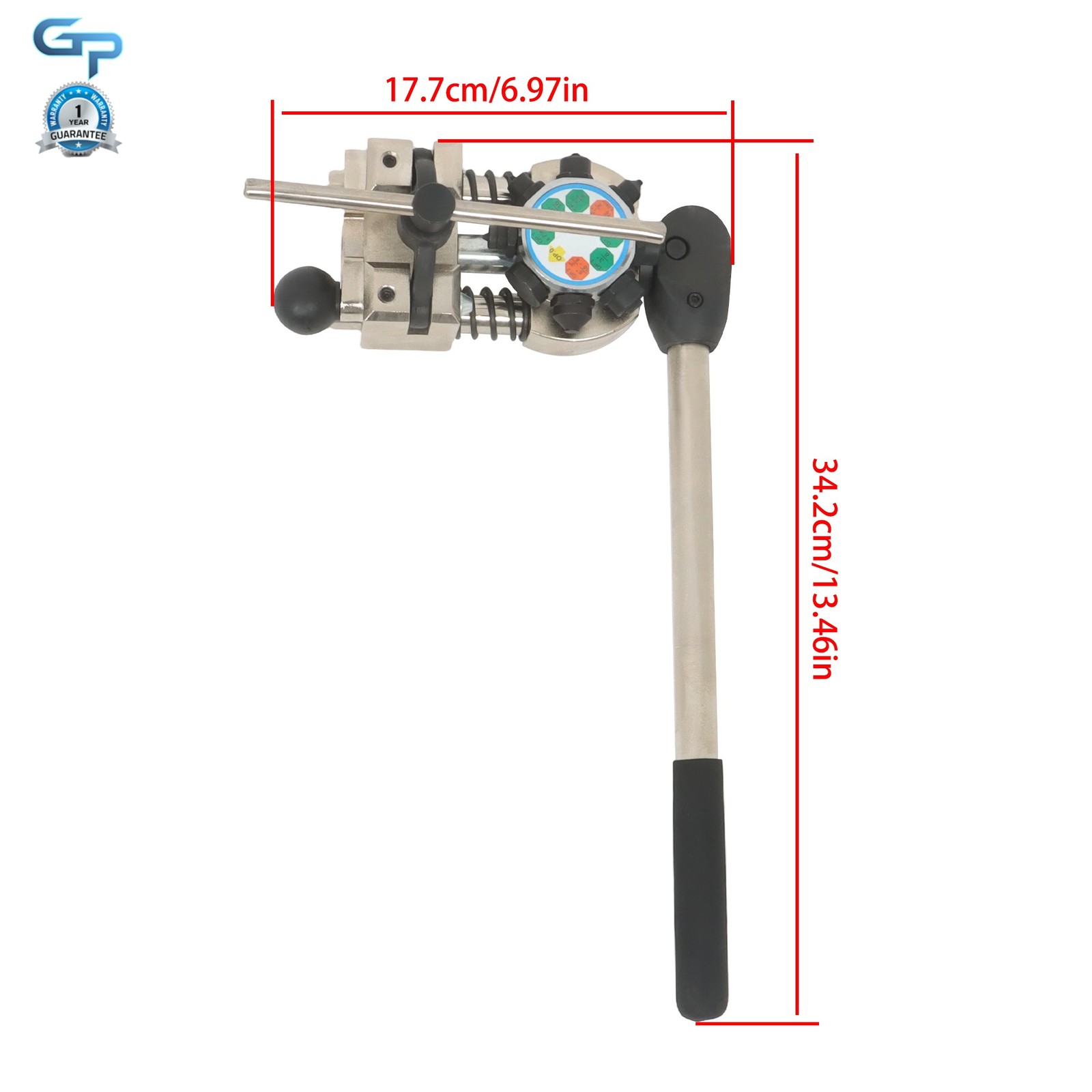 Brake Line Flaring Tool Kit Double Flaring Tool 37° & 45° for 3/16″ to 3/8″ Tube