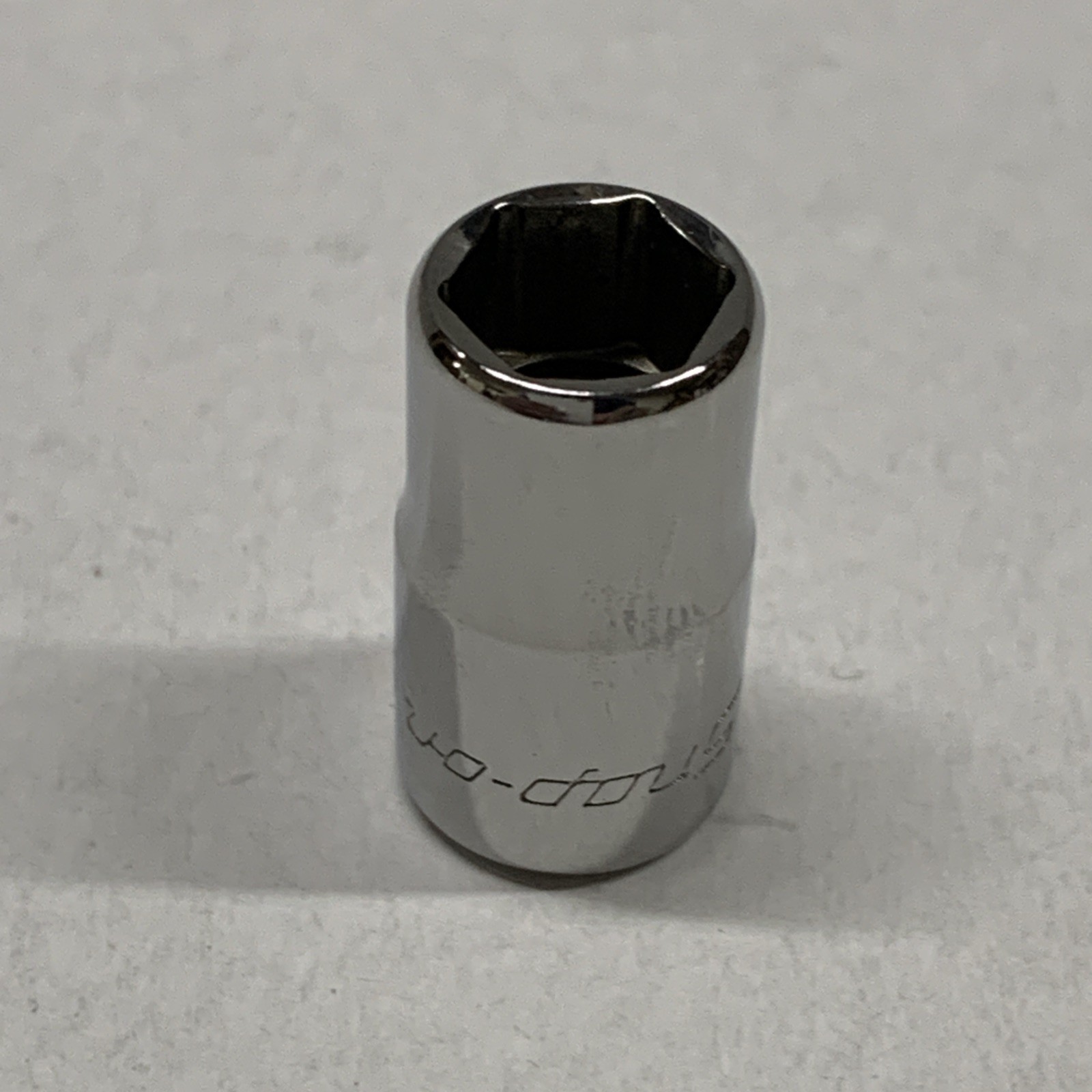Snap On Tools USA TM10 1/4″Dr 6-Point SAE 5/16″ Shallow Chrome Socket NEW
