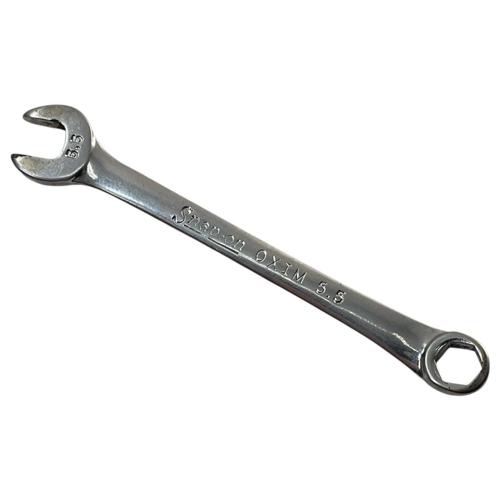 Snap On Tools Midget Combination Wrench OXIM5.5 5.5mm Metric 6 Point As Pictured