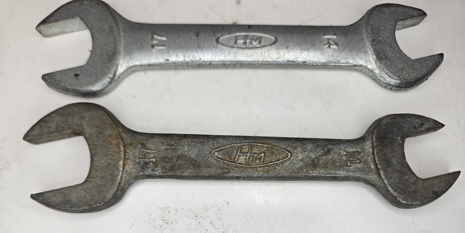 Vintage Lot 3 Honda Motors Metric Wrench Set Open End 10mm 12mm 14mm 17mm