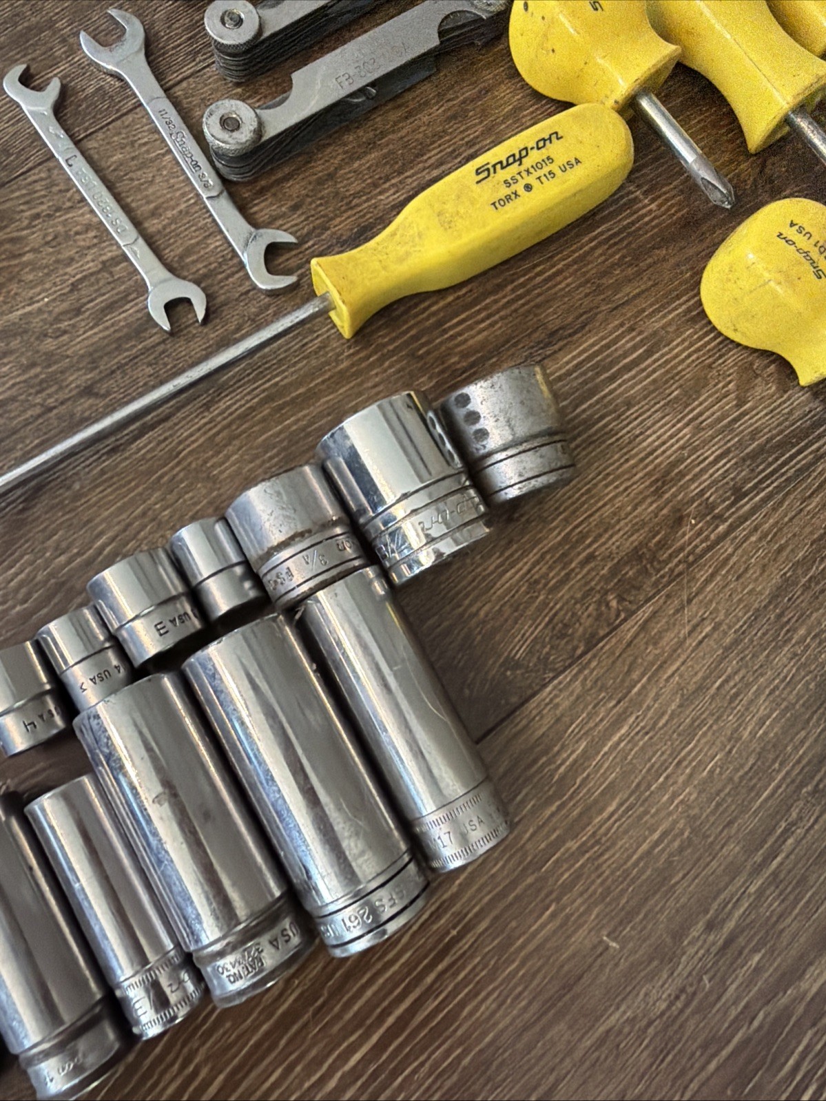 Large Snap On Mac Craftsman Tool Lot, Wrench’s screwdrivers Ratchet Flex Head