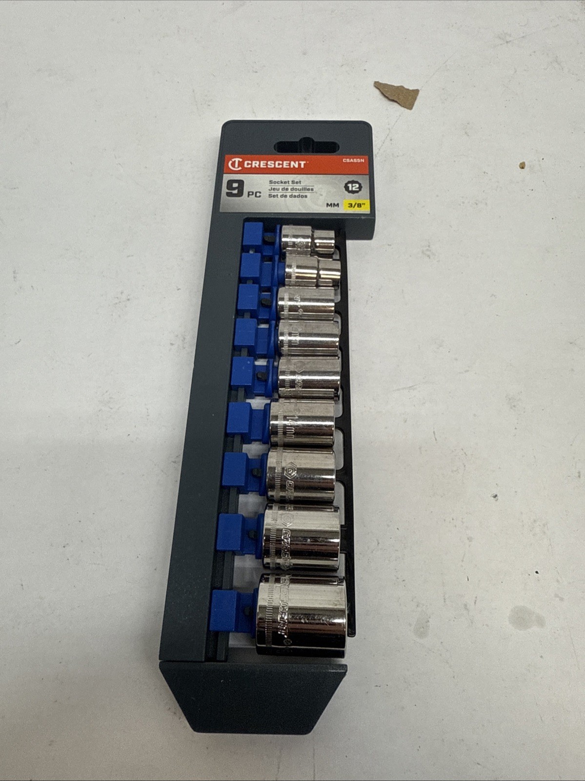 Crescent 9 Pc. 3/8″ Drive 12 Point Standard Metric Socket Set – CSAS5N