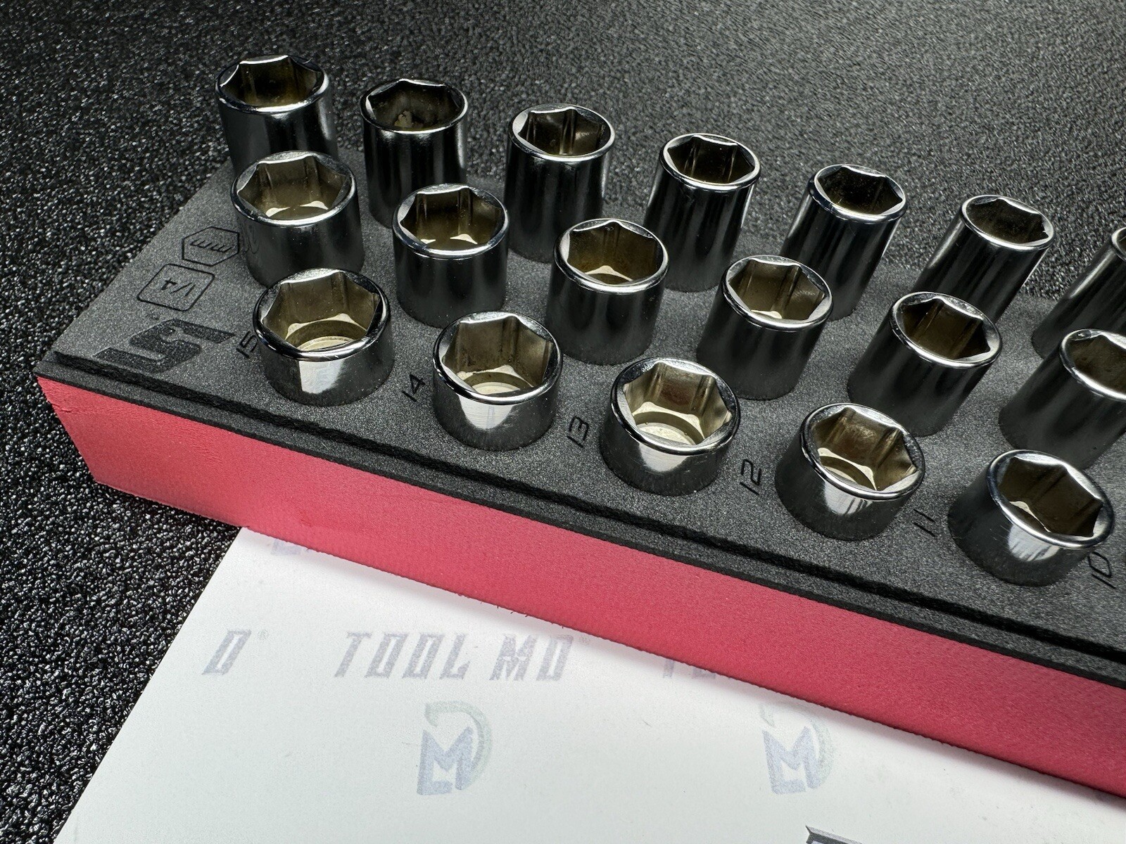Snap-on Tools NEW 42pc 1/4″ Drive Metric 6pt 4mm – 15mm Socket Set 142STMMSYFR1