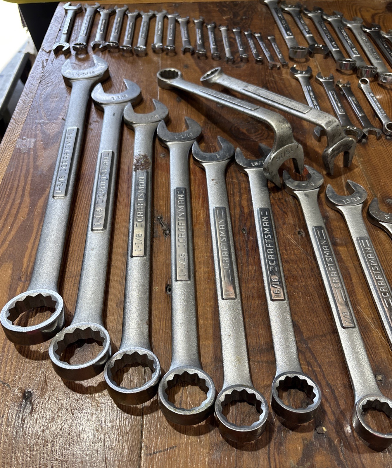 CFRAFTSMAN ( Lot Of 56 ) Open End Wrench’s Standard/Metric