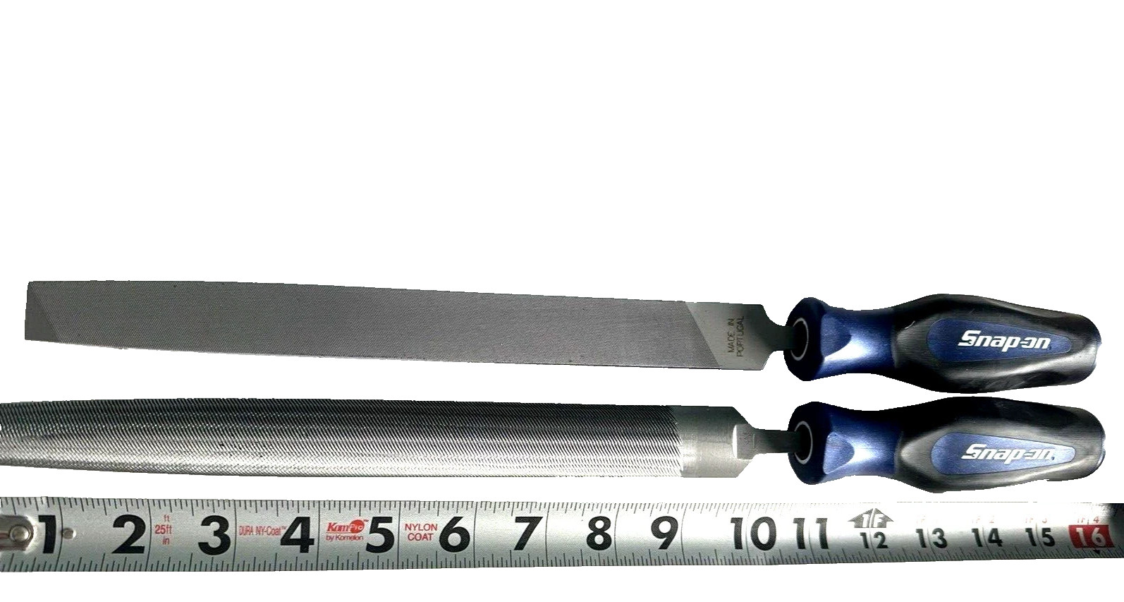 Snap-on Tools 4-Piece POWER BLUE Mixed File Set SGHBF600AMB PORTUGAL NEW