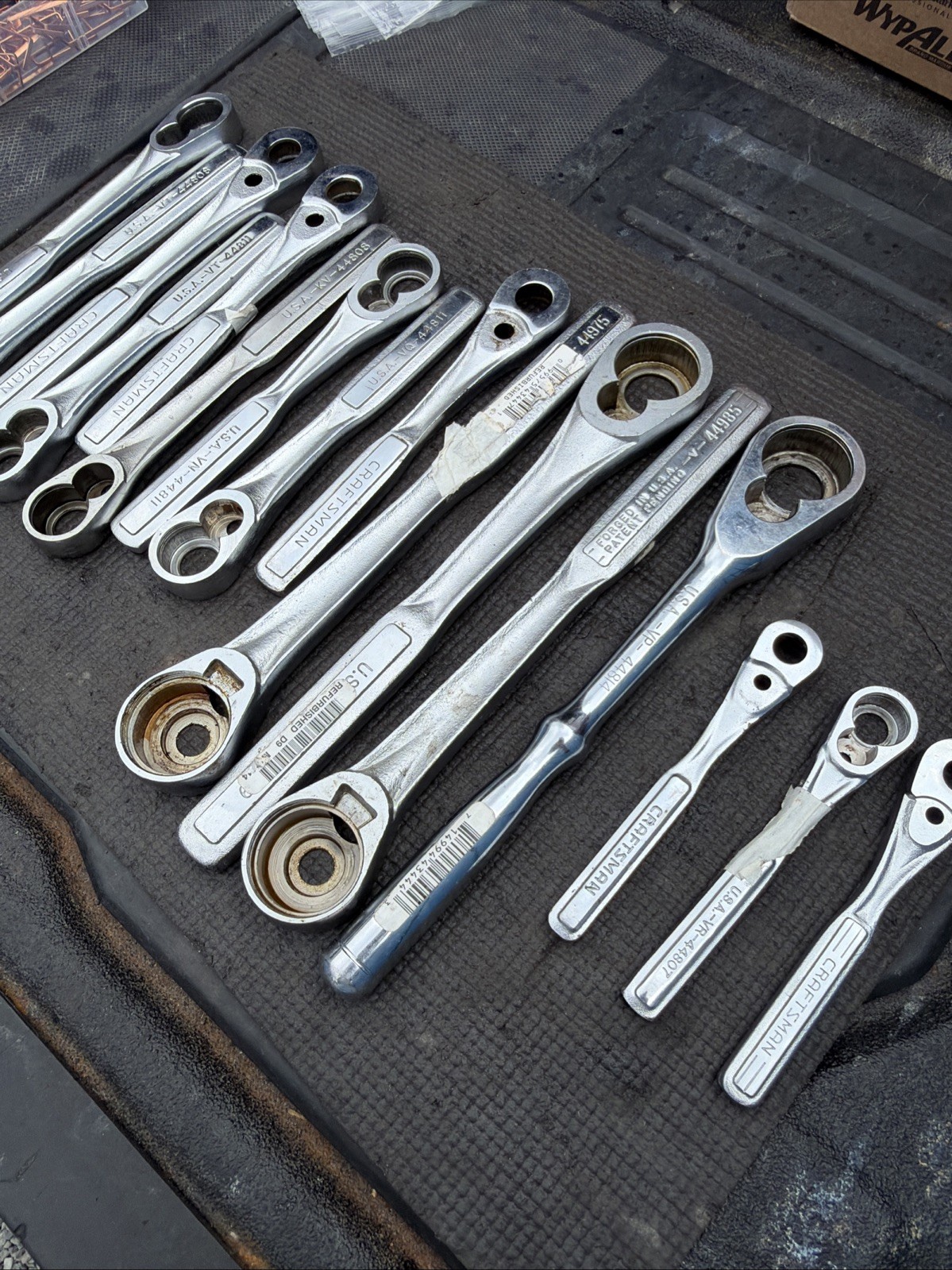 (16) Sears Craftsman Ratchet Bodies ONLY NO GUTS 1/2” 3/8” 1/4” 44809 Warranty