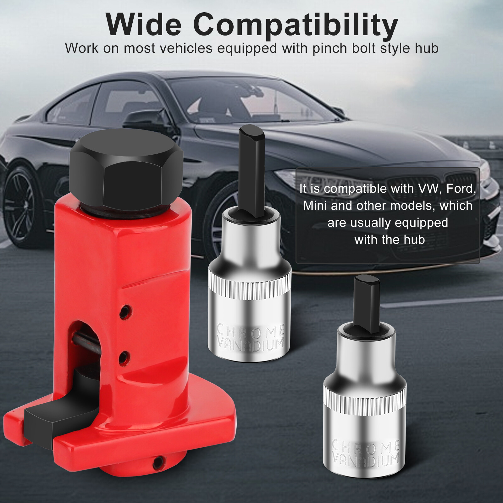 3PCS Universal Suspension Strut Spreader 5-11 mm Strut Sockets Tool Set