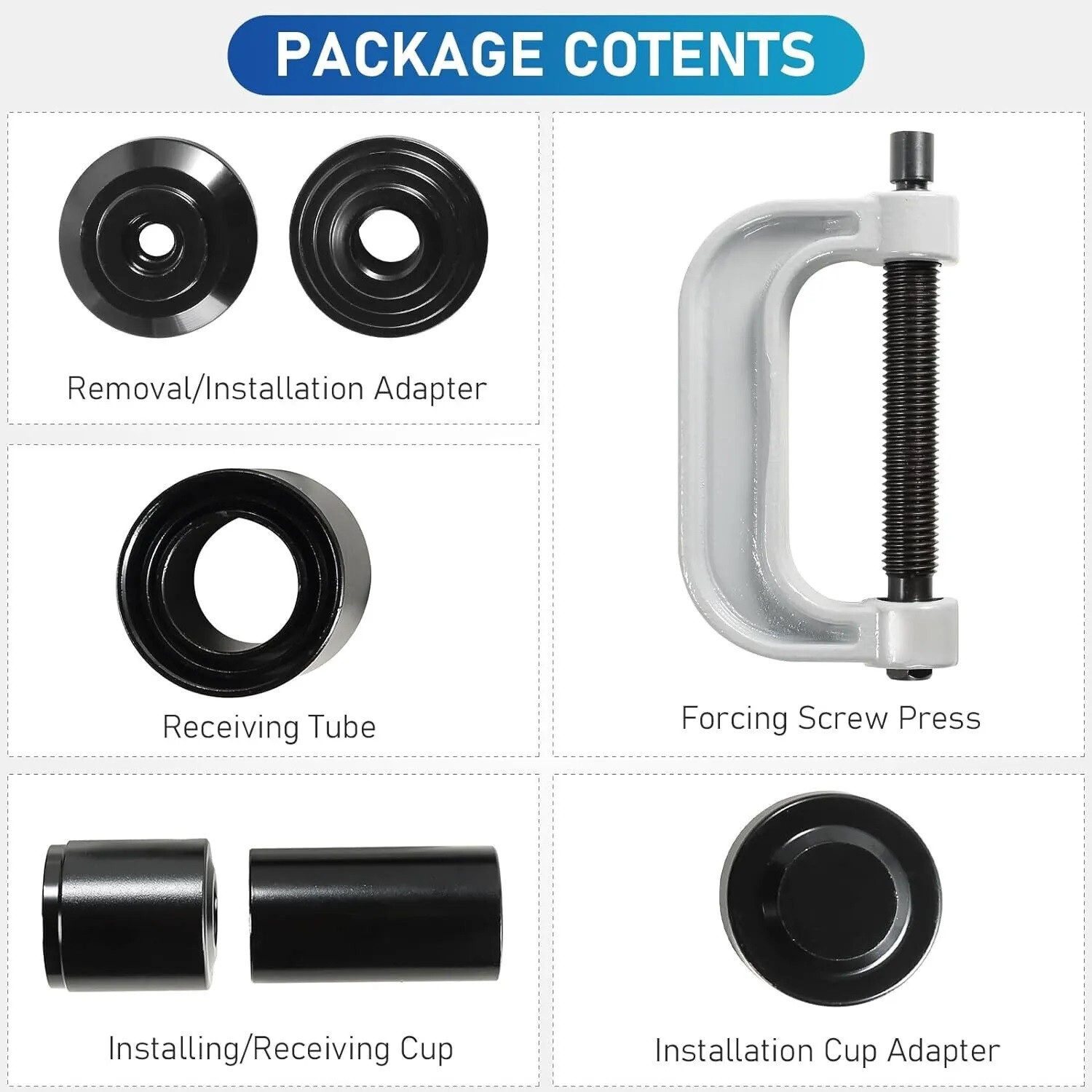 Truck Car Ball Joint Remover Extractor Clamp Bushing Press Auto Service Tool Set