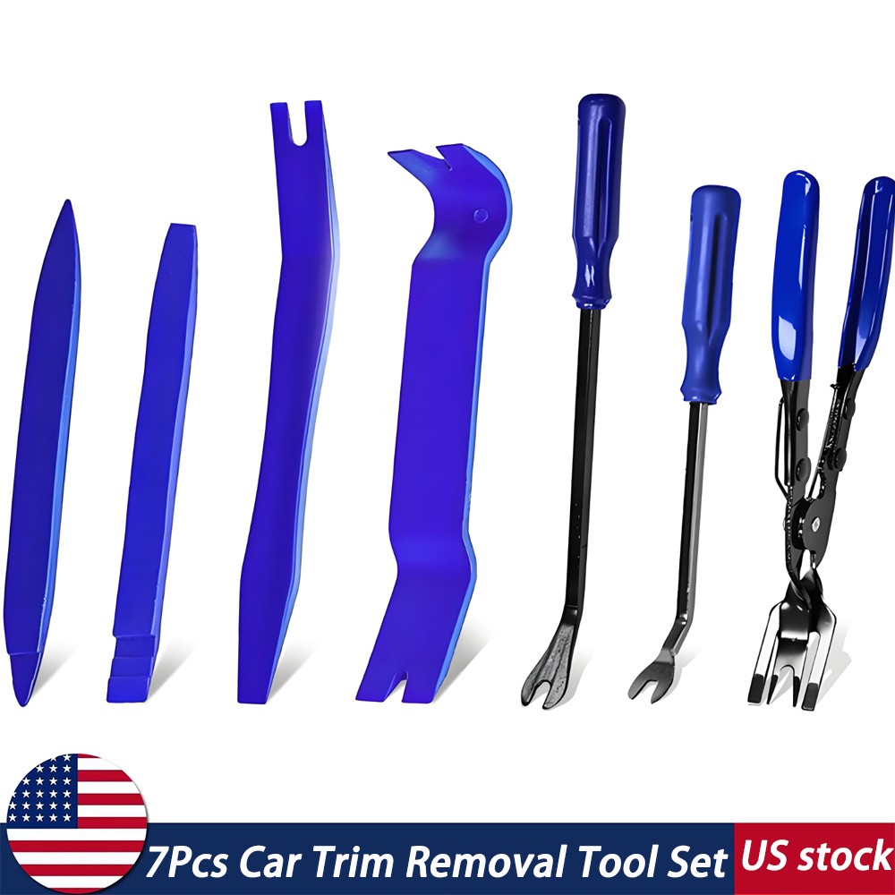 7PCS Car Plier Interior Removal Tools Car Radio Door Panel Fastener Dashboard