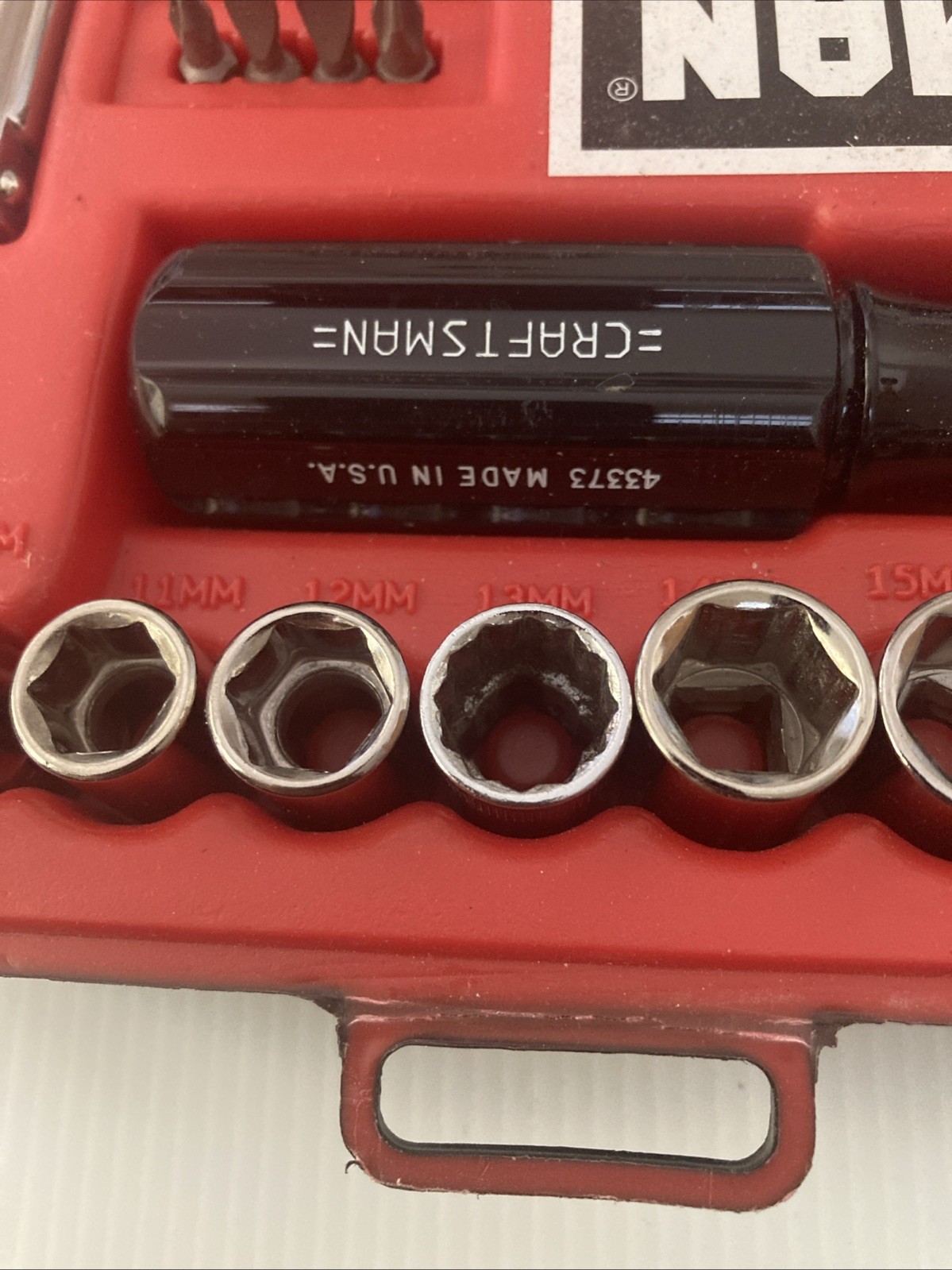 CRAFTSMAN USA 33429 29 PC SAE/METRIC 3/8″ DRIVE SOCKET RATCHET WRENCH SET W/CASE