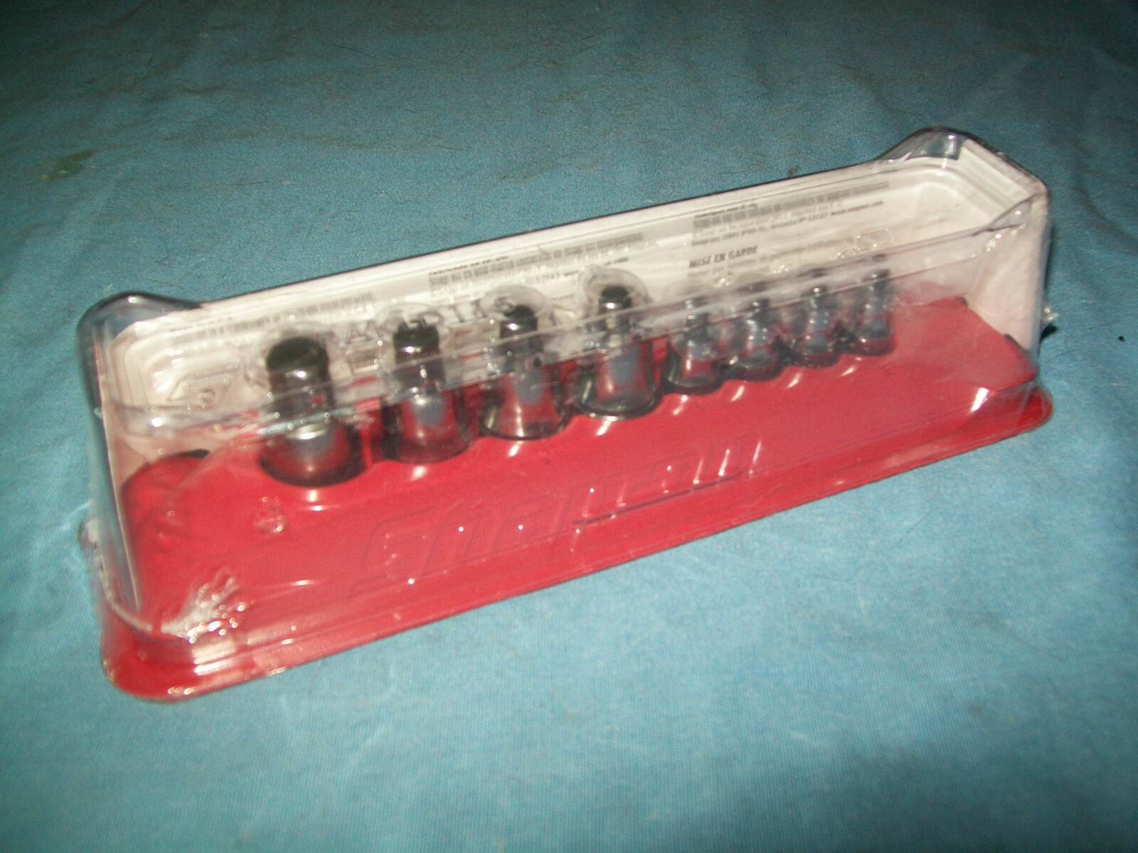 NEW Snap-on™ 1/4″ 3/8″ dr Stubby SAE Hex Socket driver Set 208EFTAXSY Sealed