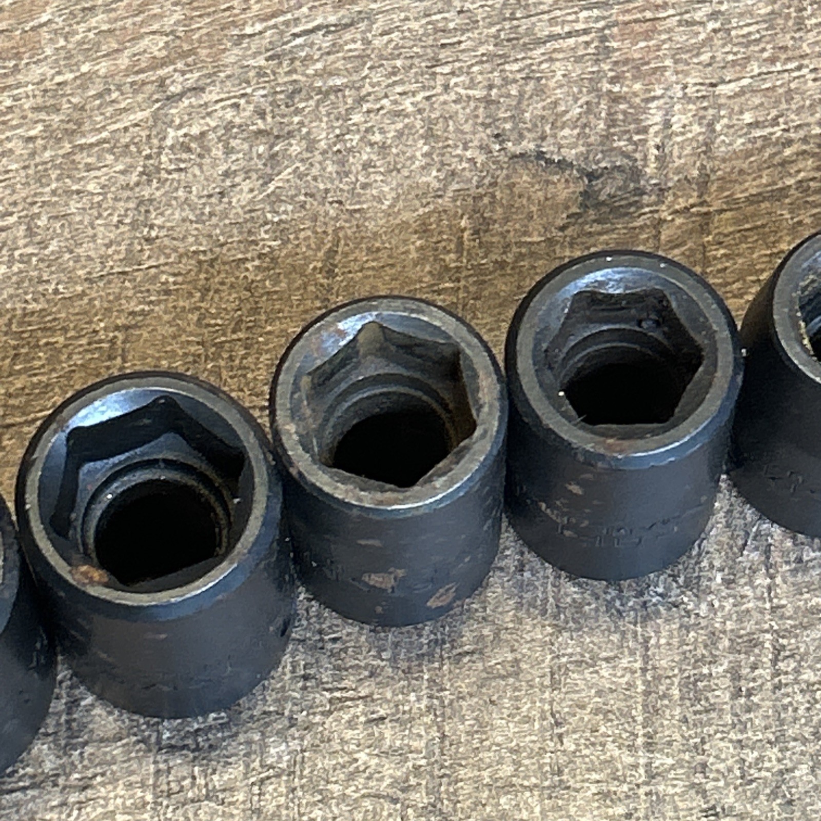 Vintage CRAFTSMAN 1/2″ Drive SAE Shallow Impact Socket Set GK Series