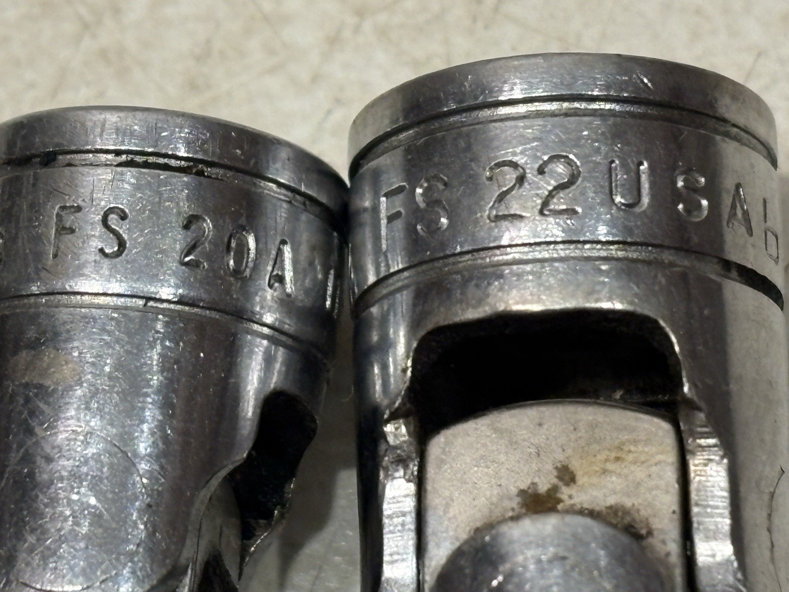 Snap-on 6pc 3/8″ Drive 6pt Swivel Socket FS14, FS16, FS18, FS20, FS22, FS24