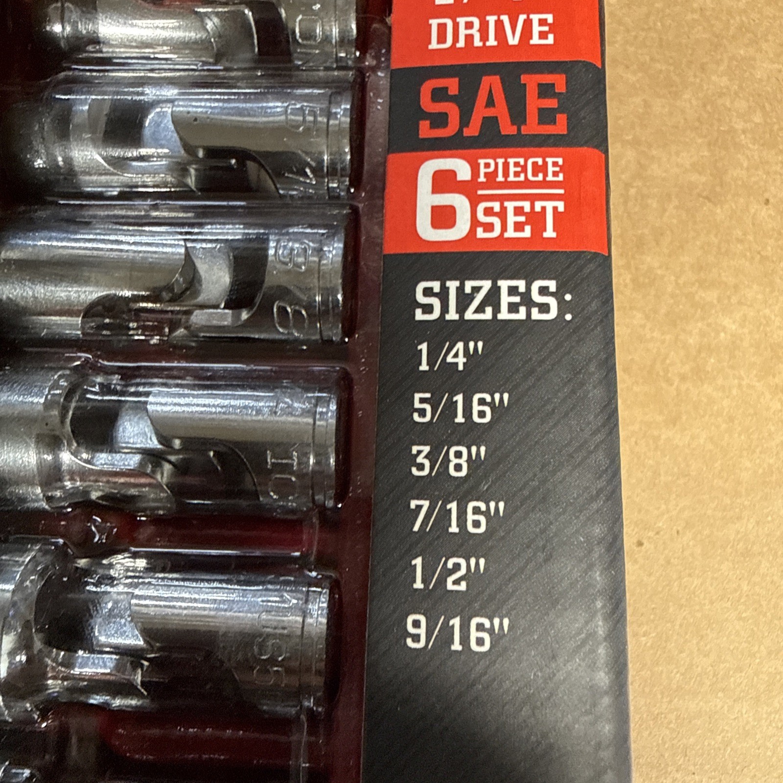 ICON S1US6 PROFESSIONAL UNIVERSAL SOCKET SET SAE 1/4″ DRIVE Free Shipping