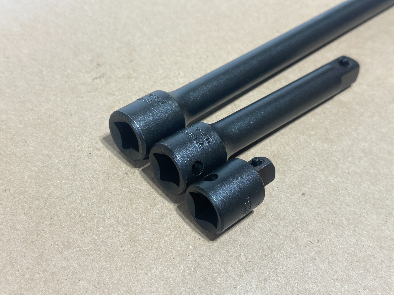 NEW Proto Tools USA 3pc 1/2” Drive Impact Extension Adapter Set Lot, 5” 10” Long