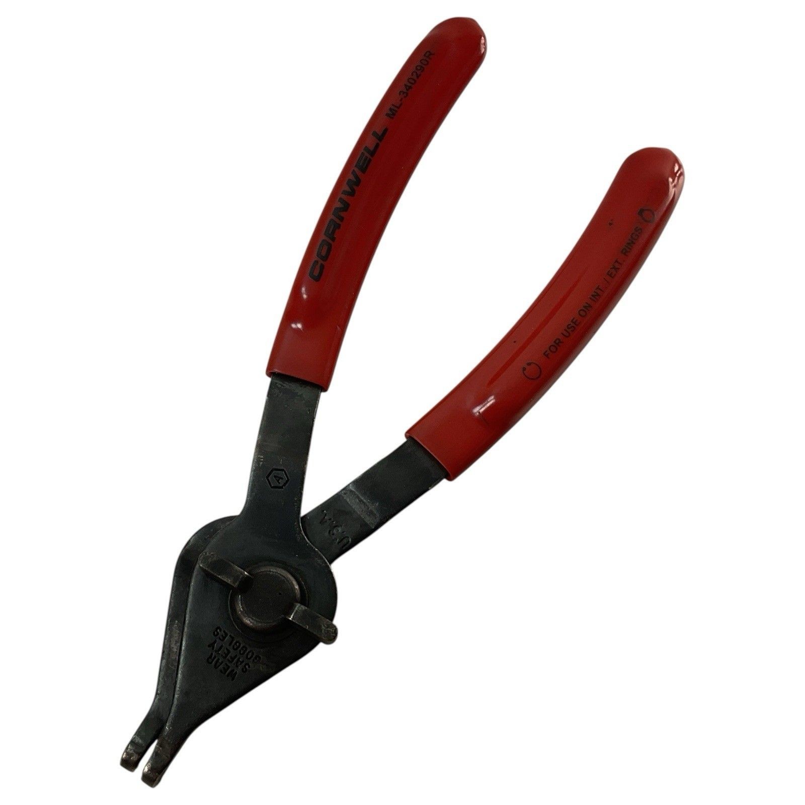 Cornwell ML-340290R Snap Ring Pliers Reversible Internal External 7.5 Inch Red