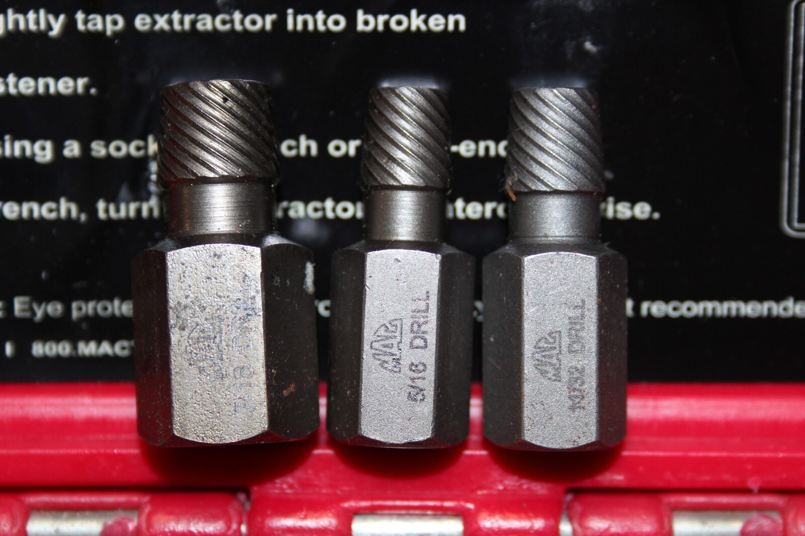 MAC TOOLS SCEX10S Multi-Spline Screw Extractor Set – READ INSIDE USA