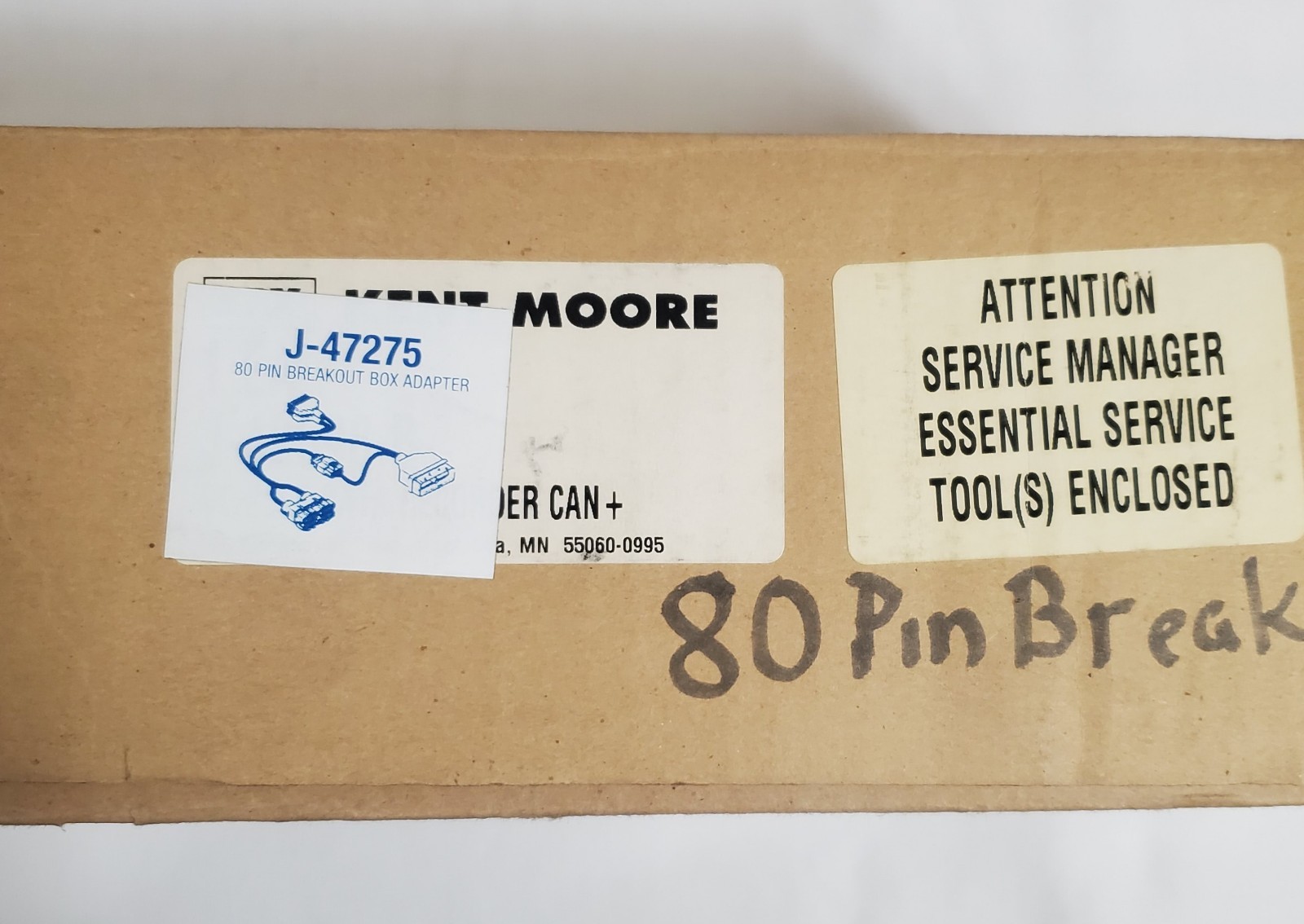 Kent-Moore J-47275-1 80 Pin Breakout Box Adapter Harness