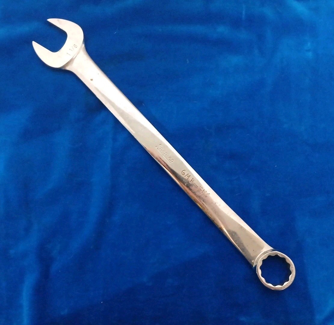 Snap On Tools 1-1/8″ Combo Wrench Flank Drive USA OEX36B 1 1/8 12 Point