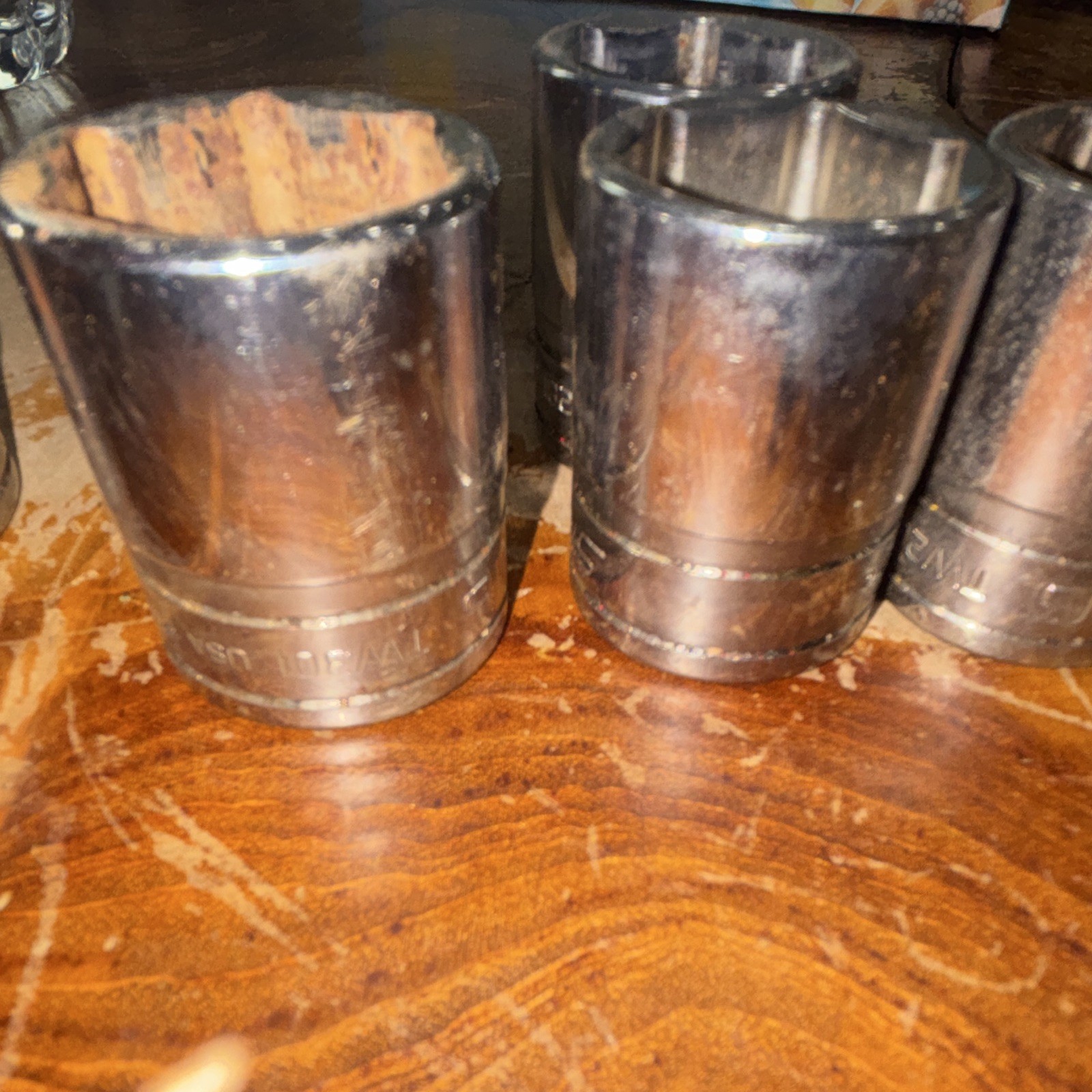 Vintage Snap-on 1/2” Drive SAE Socket Lot TW381 TW301 TW281 TW261 TW221 USA Made
