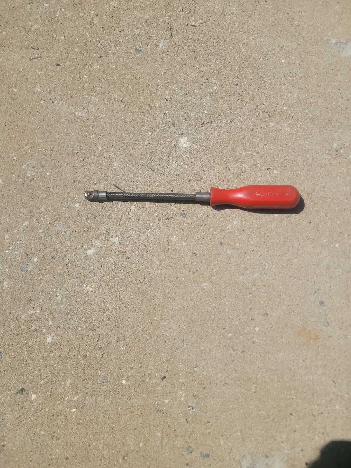 Rare Vintage MAC TOOLS XF6SA 3/8 INCH DRIVE Flexible Shaft Socket Driver