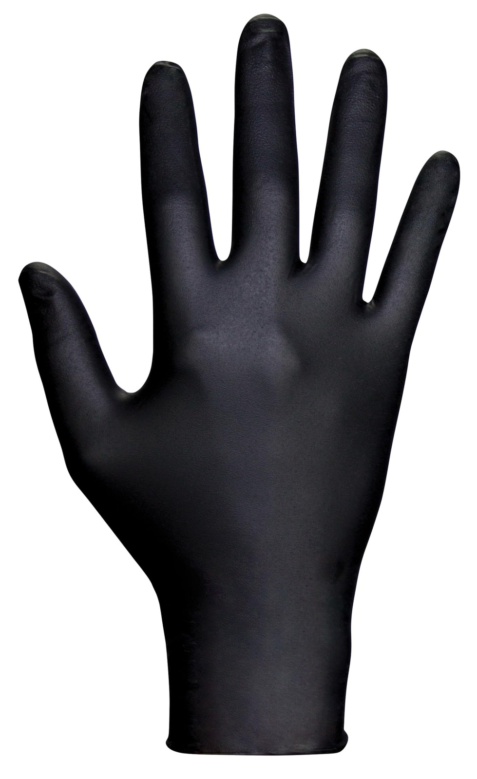 SAS Safety 66516 Raven Powder-Free Nitrile Gloves, Small, 100 Pack , Black