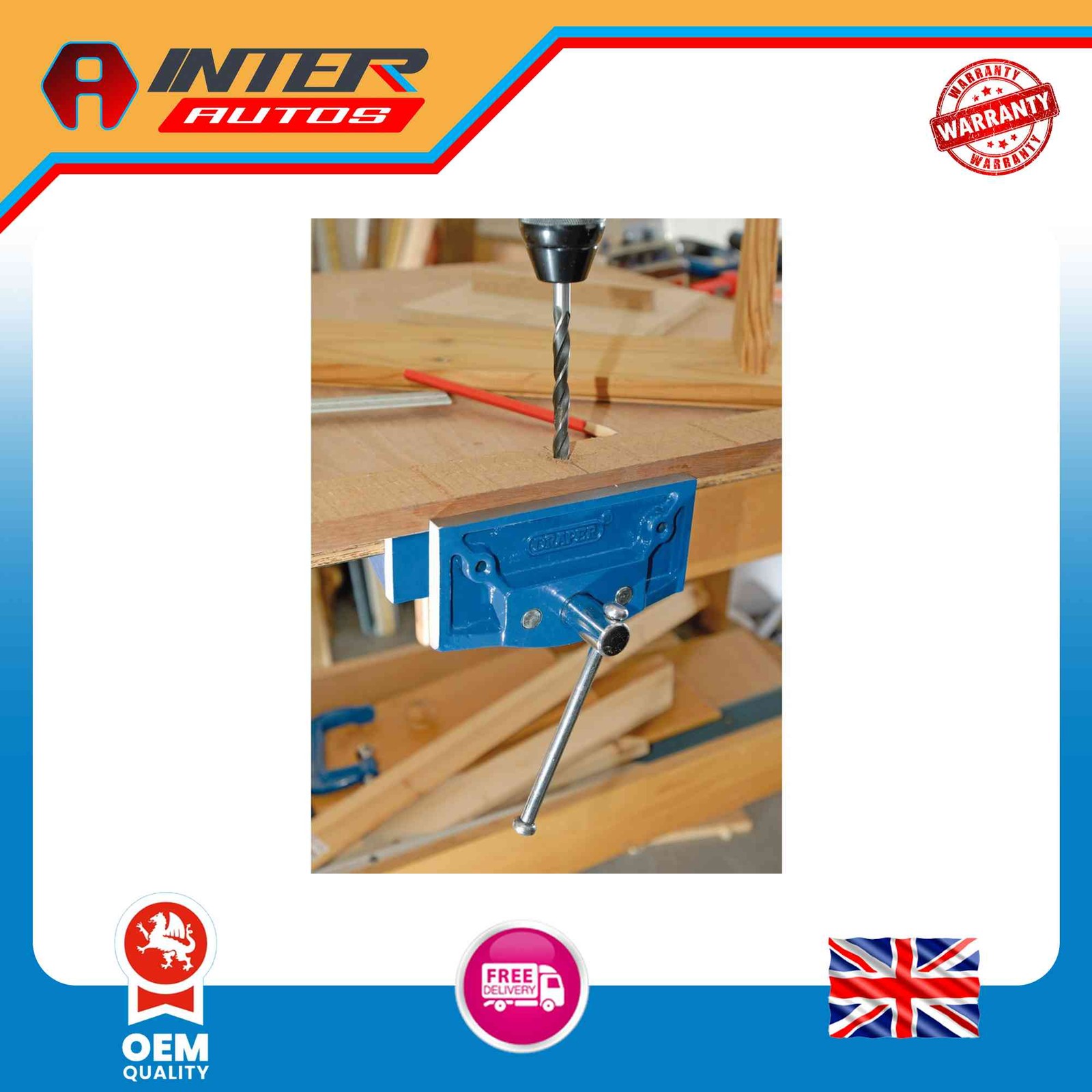Draper Woodworking Vice, 150mm 45233
