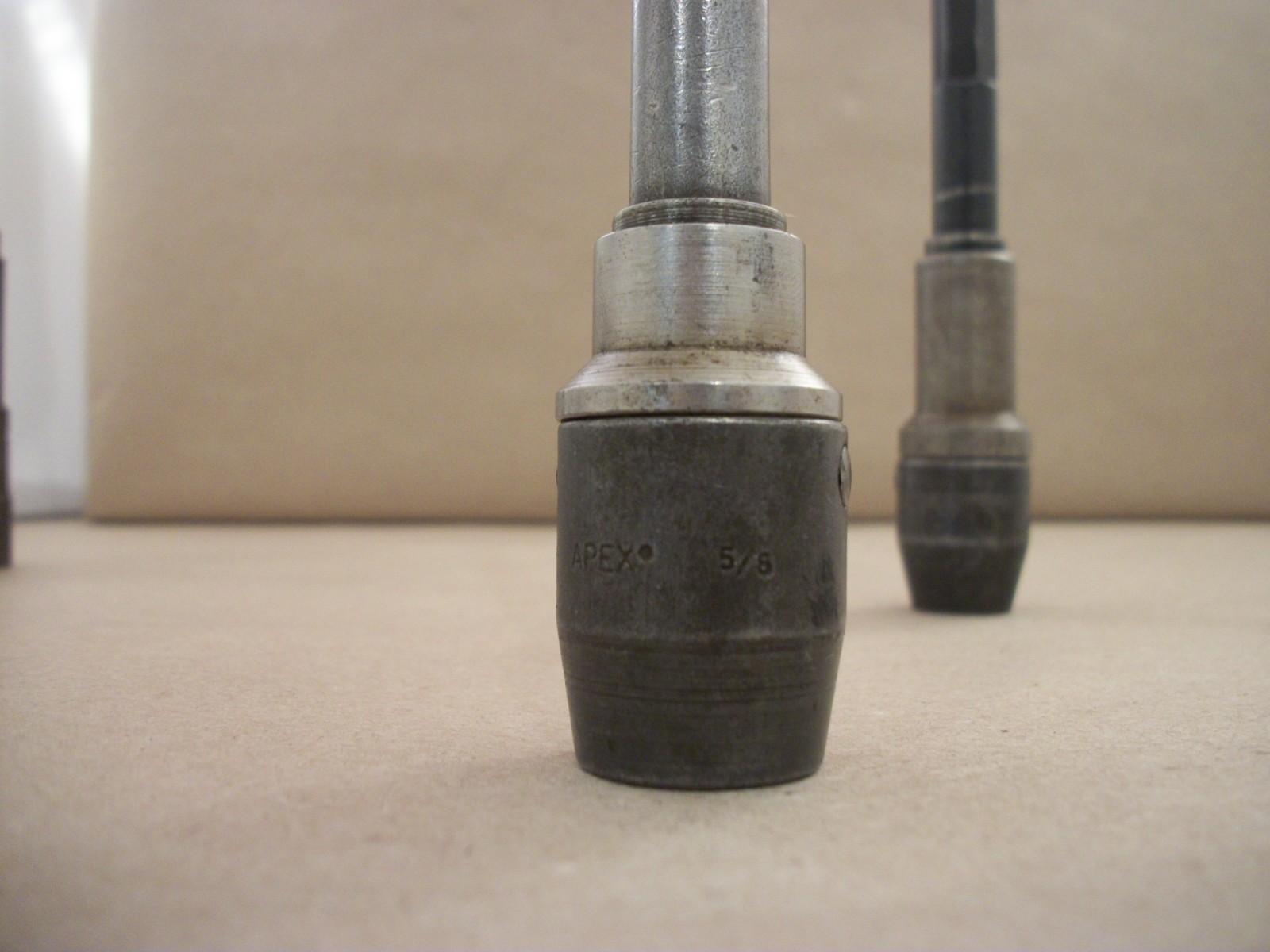 Lot of 4 Apex Hex End Power Drive Swivel Socket Extensions + One Other