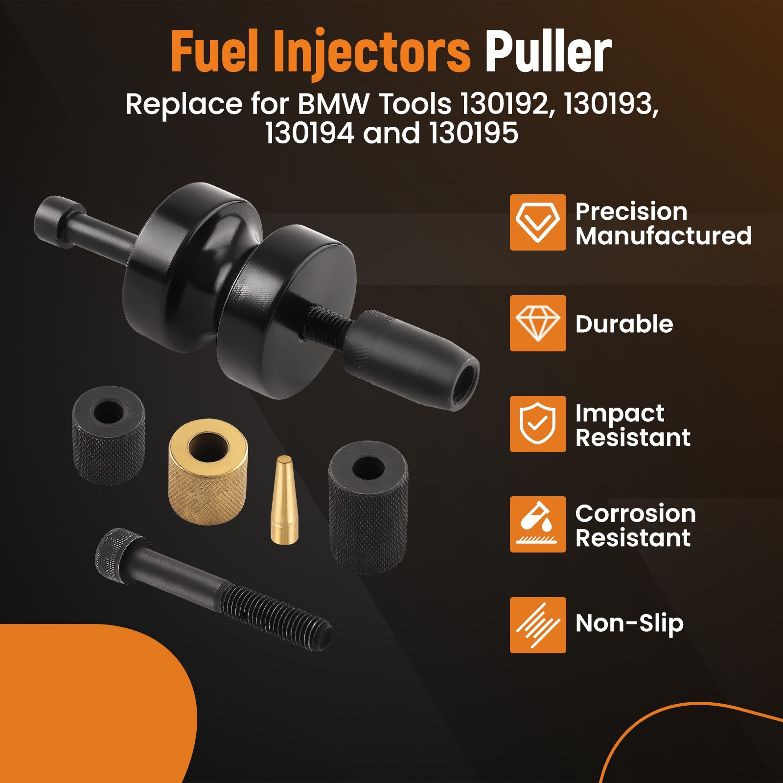 1 Set Injector Puller and Seal Installer Tools for BMW 550i GT 130193 10-2013