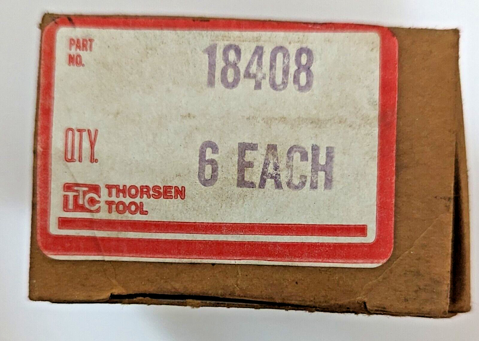 1/4″ HEX BIT [3/8 DRIVE] [THORSEN 18408] 1/4 .25 ALLEN (QTY: 1) USA NOS