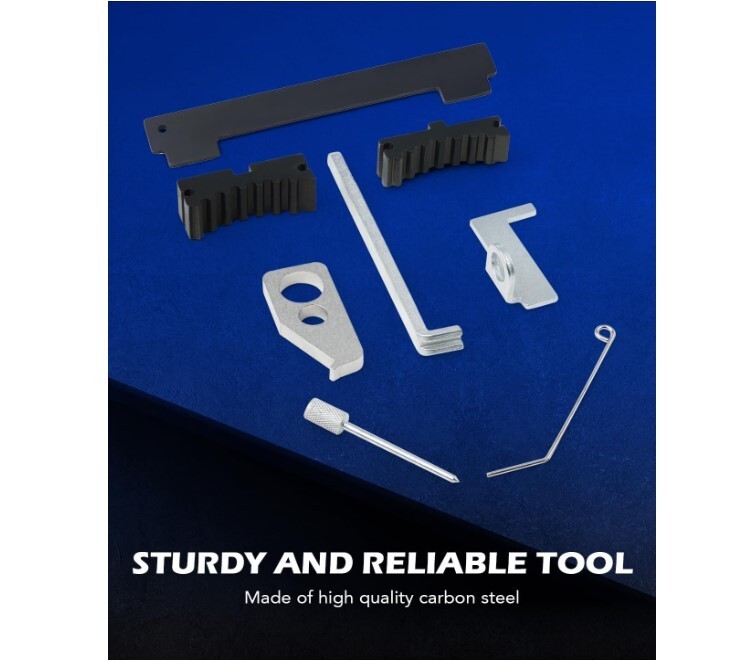 Engine Camshaft Tensioning Locking Alignment Timing Belt Tool Kit Compatible wit