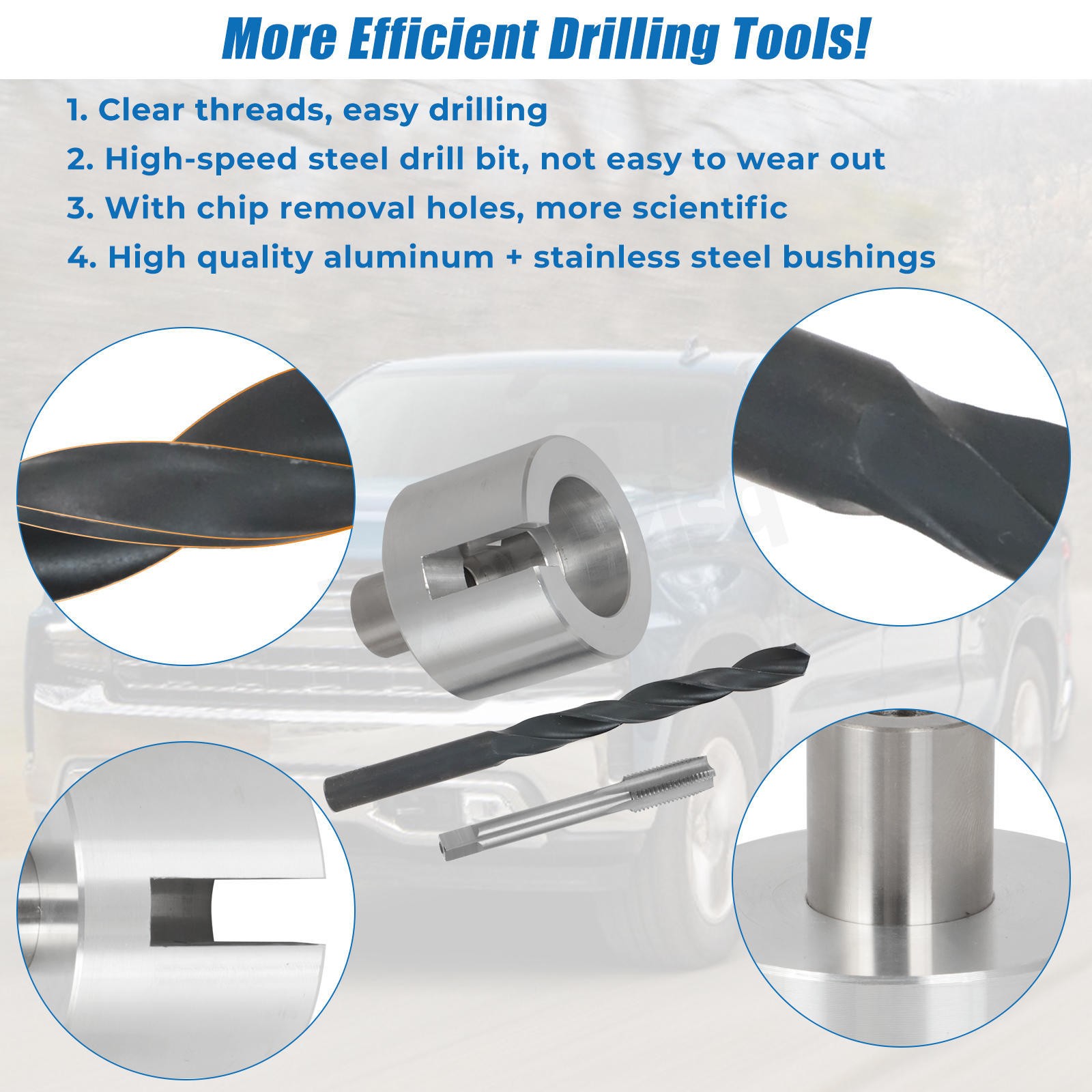Crankshaft Drilling Fixture Balancer Bolt 283 327 250 235 261 348 409 Tool US