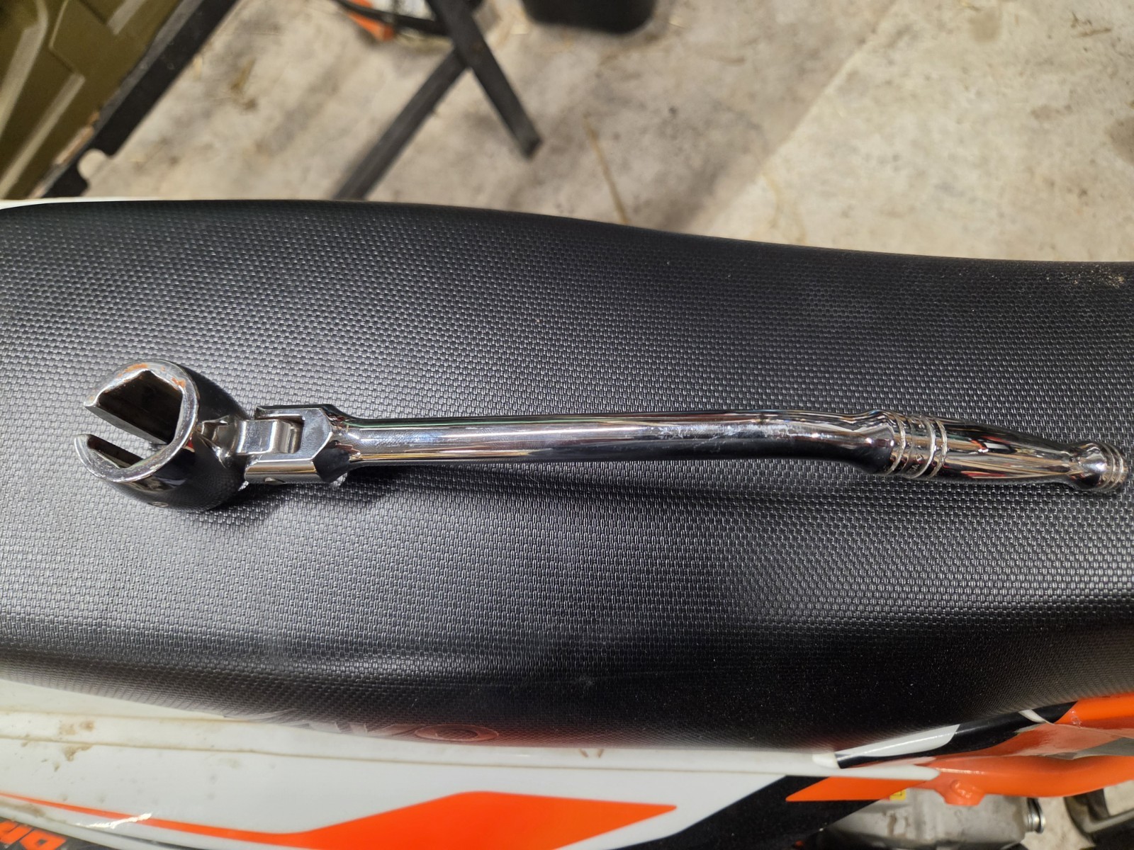 Snap-on Tools USA NEW 7/8″ Hex Oxygen/Knock Sensor Chrome Handle Wrench
