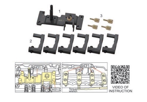 JTC-4431 BMW EXHAUST CAMSHAFT HOLDER INSTALLER/ REMOVER(N54 N53 N54T) BM# 118550
