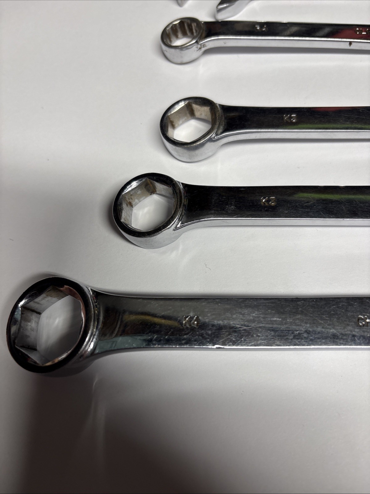 MAC Tools Combination Wrenches CH26, CH22, CH20, CL162 & DA22 USA Lot Of 5