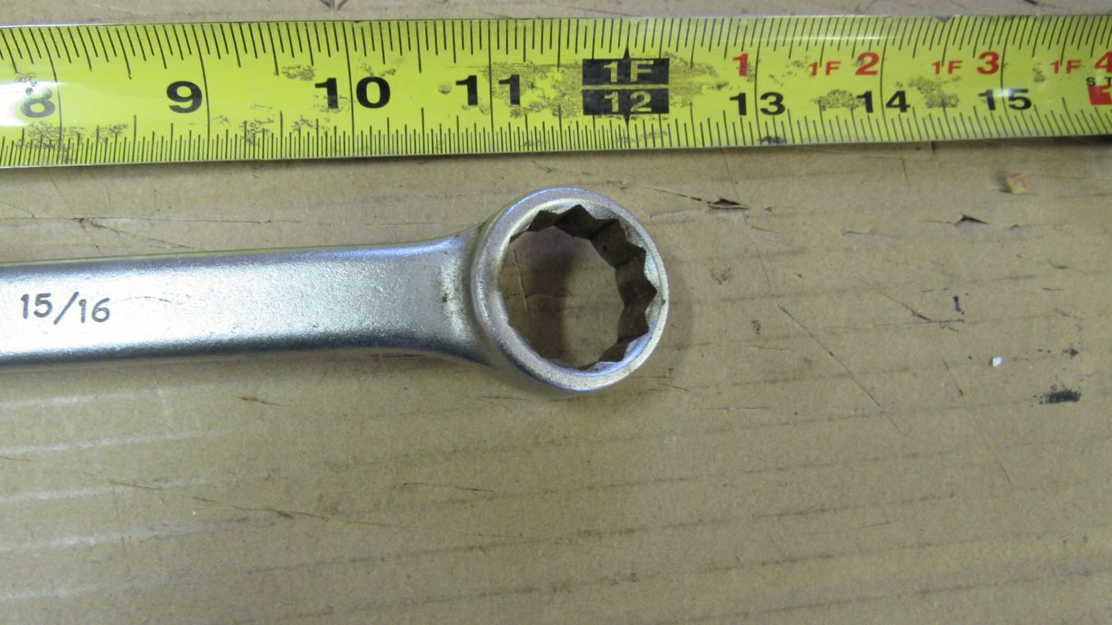 Proto Professional 15/16″ Combination Wrench #1232 Satin Chrome Finish