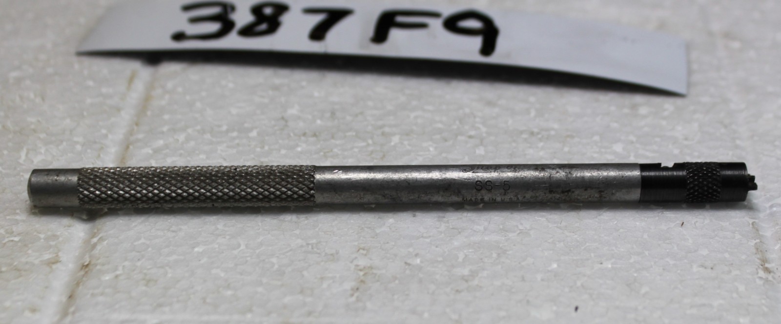 SNAP ON SS-5 SLOTTED CARBURETOR SCREW STARTER KNURLED HANDLE 5 IN LONG USA VINTA