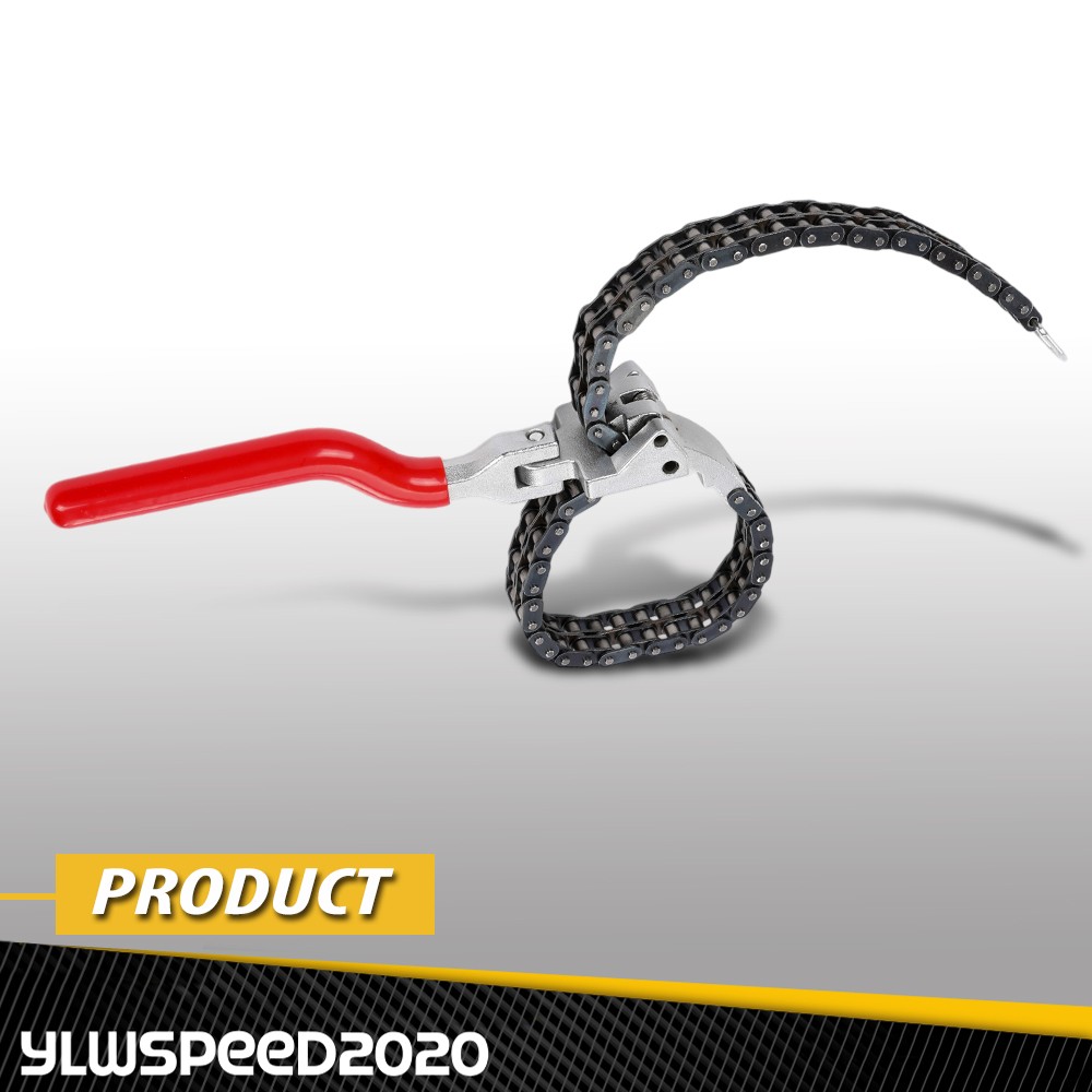 Fittings 60-160mm Heavy-Duty Ratcheting Chain Wrench Oil Filter Change Pipe