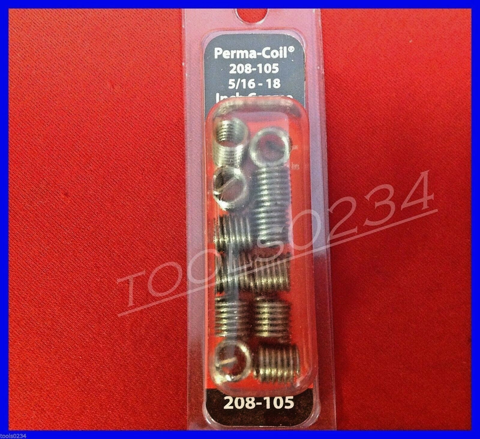 5/16-18 NC Thread Repair Inserts Perma Coil 208-105 Fits Heli Pack of 12 USA