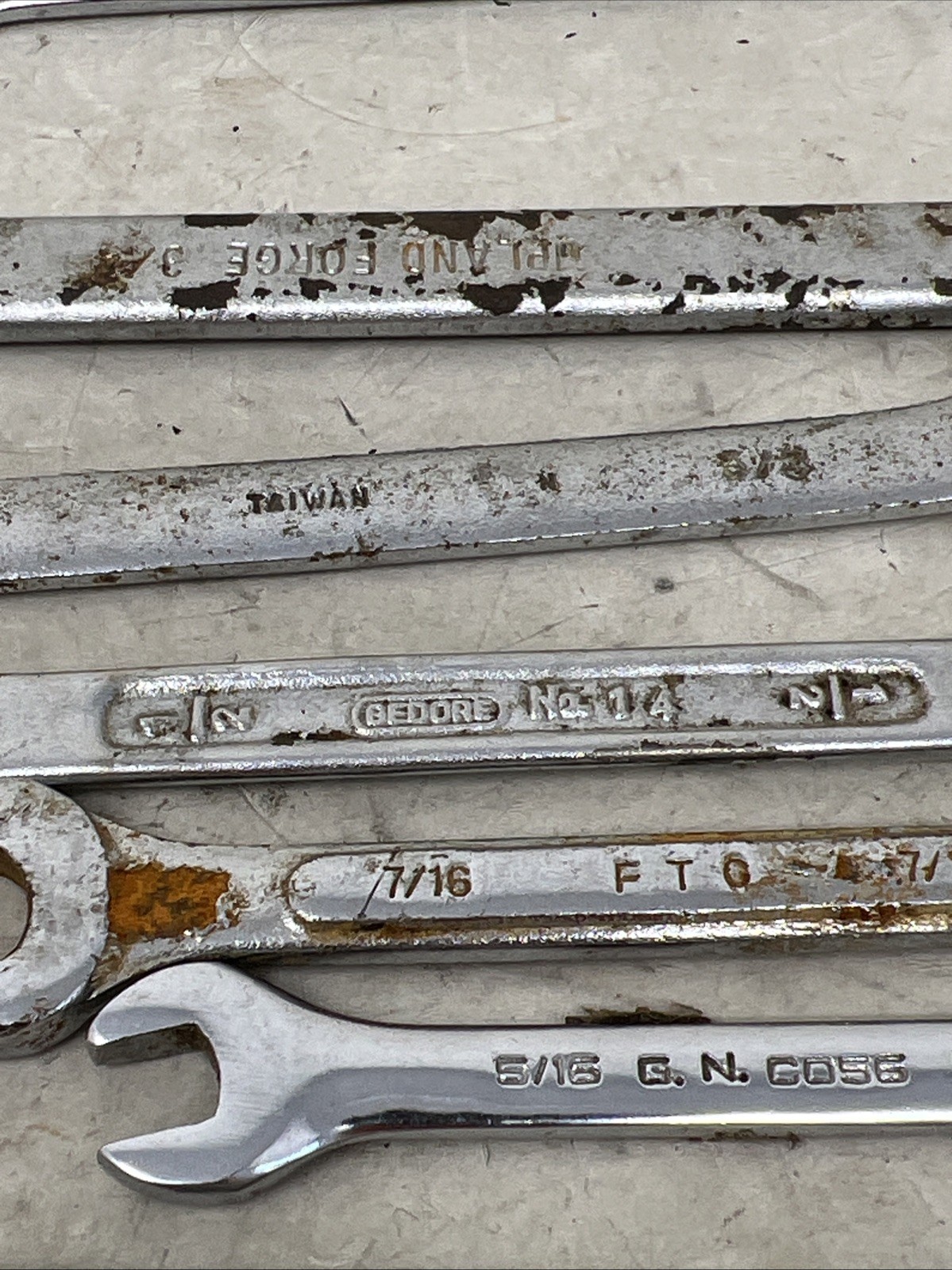Mixed Lot of 25 Wrenches Pittsburg Durability Stanley Trades Pro