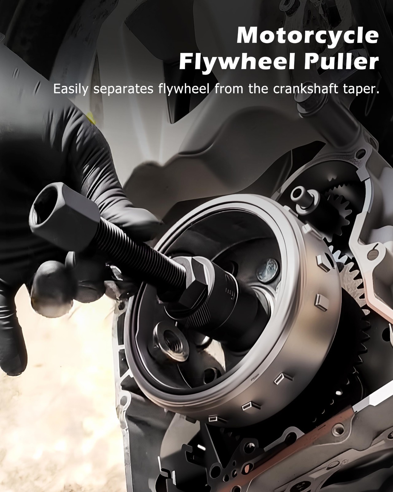 Motorcycle Flywheel Puller Set – 10 Sizes for Small Engines, Scooters, ATVs, Dir